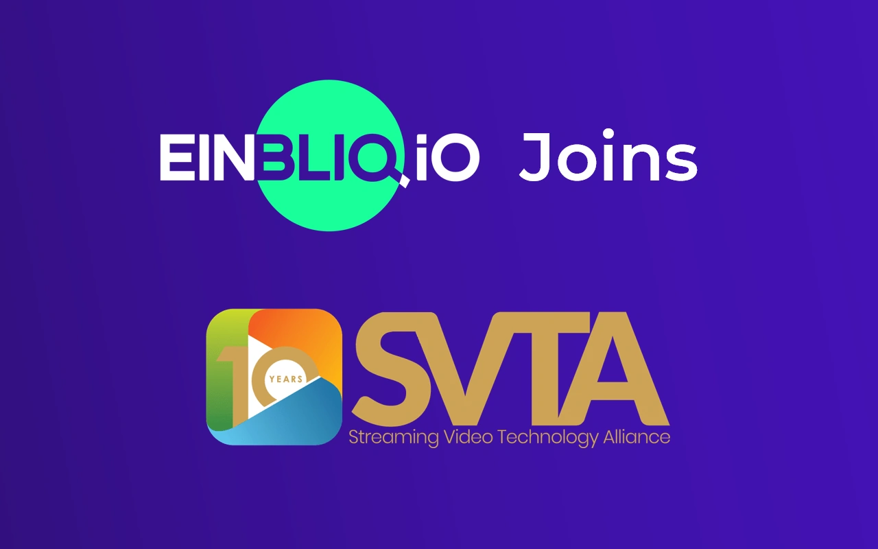 EINBLIQ.IO Joins SVTA EINBLIQ.IO Joins SVTA
